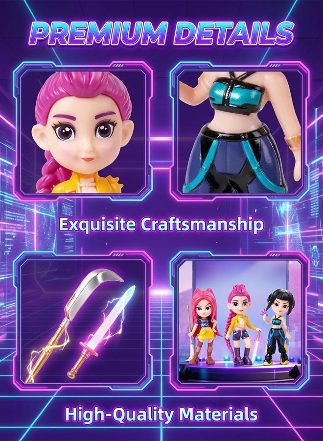 جودي بلاي مجموعة دمى KROP DEMON HUNTERS (رو مي / ميلا / زوي) - Image 4